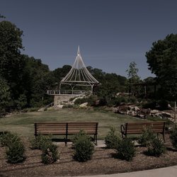 Cancer Survivors Park - Celebration of hope pavilion in the background