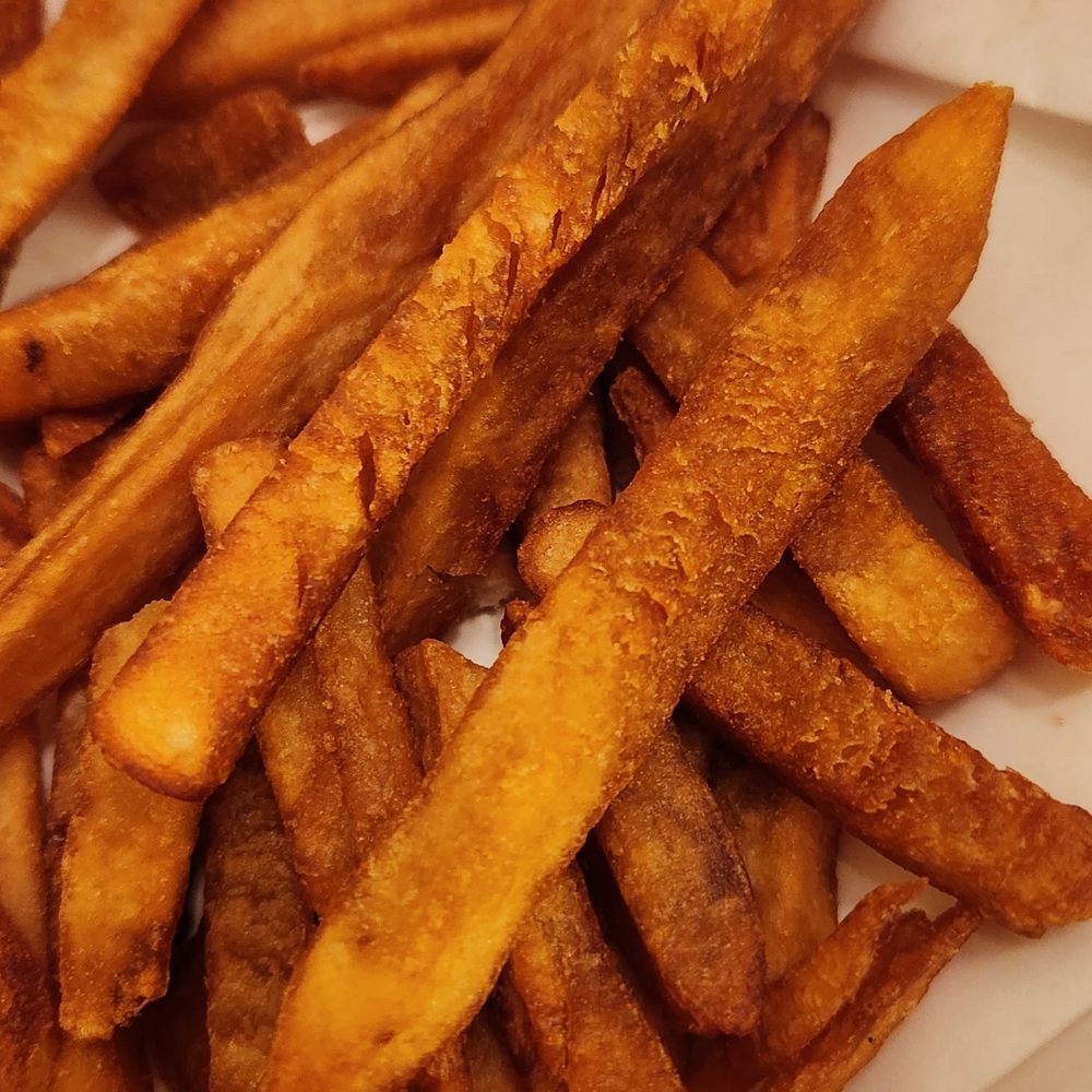 Over-fried and dried out... no longer edible food :(