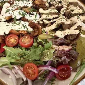 Ayat - Chicken and beef shawarma plate - Middle Eastern Near Me - Princeton, New Jersey