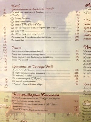 Menu photo 2 Carnegie Hall Lyon, 69
