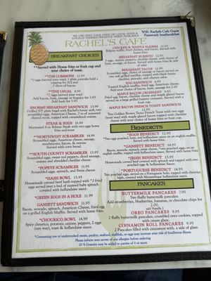 Menu photo 6 Rachel's cafe Wakefield, RI