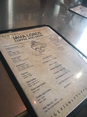Menu photo 4 Java Lords Atlanta, GA