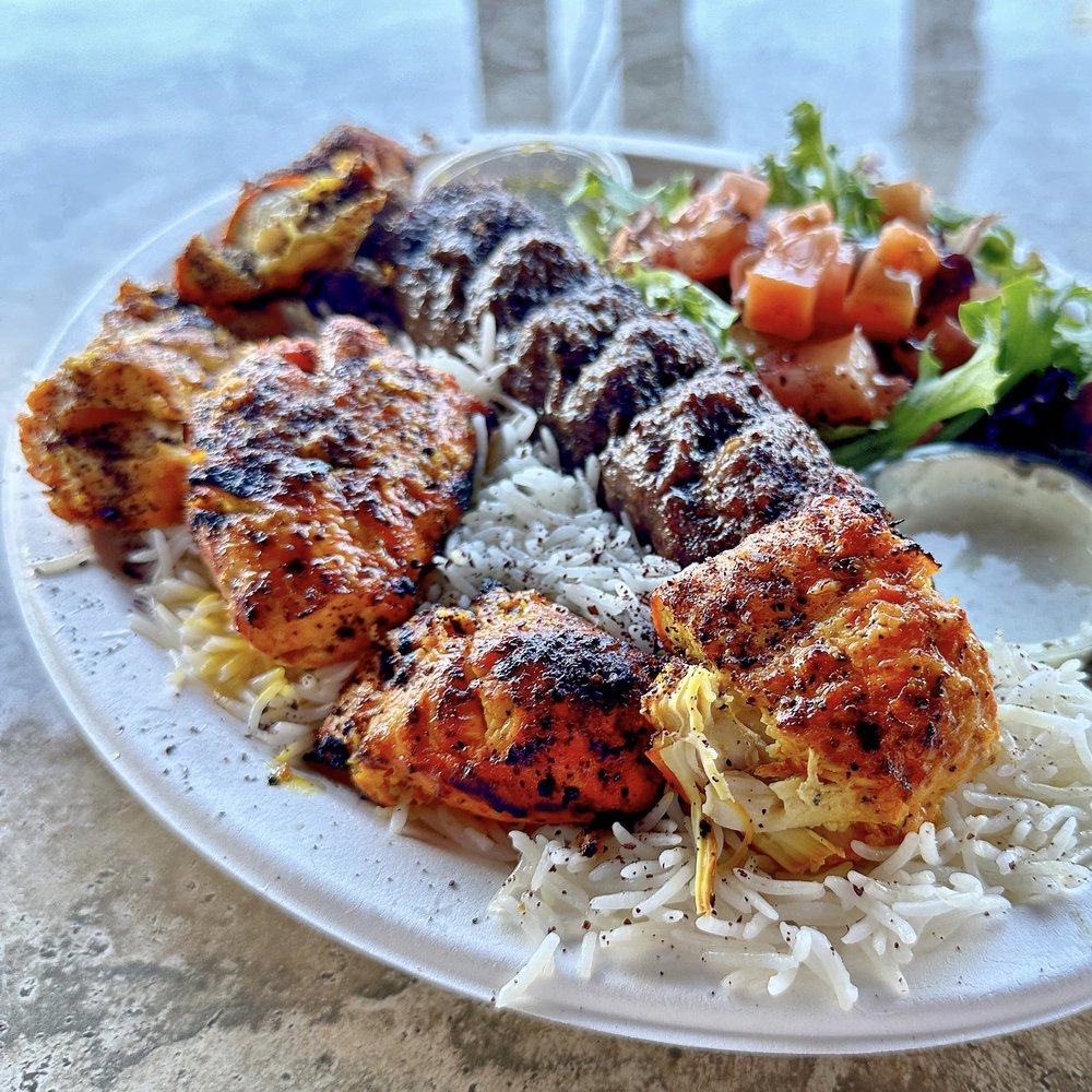Baba Kabob - Chicken Kabob Entree plus Kofta - Mediterranean Near Me - Poway, California