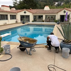 Platinum Pool Service - Coping job