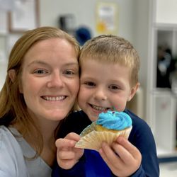 Adventure Bay Early Learning Center - Birthday celebration with his classmates.