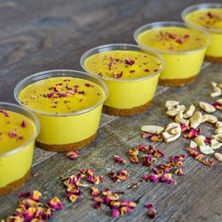 Soul Cocina - Serve room for dessert! Vegan passion fruit cheesecake!