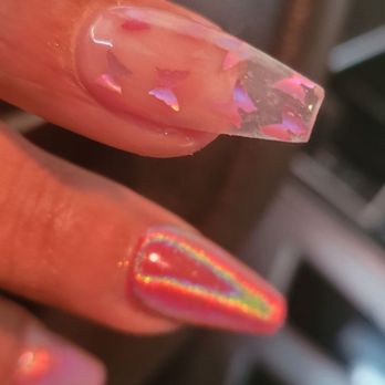 Q-H Nails Spa - This nail is supposed to be clear. I paid $15 extra for two nails, she redid, she said she used the wrong powder. This is after the result. - Nail Salons Near Me - Tracy, California Q-H Nails Spa - This nail is supposed to be clear. I paid $15 extra for two nails, she redid, she said she used the wrong powder. This is after the result. - Nail Salons Near Me - Tracy, California