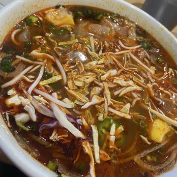 Viet Noodles Xpress - SN2. Spicy Beef Noodle Soup aka Bun Bo Hue - Vietnamese Near Me - Modesto, California Viet Noodles Xpress - SN2. Spicy Beef Noodle Soup aka Bun Bo Hue - Vietnamese Near Me - Modesto, California