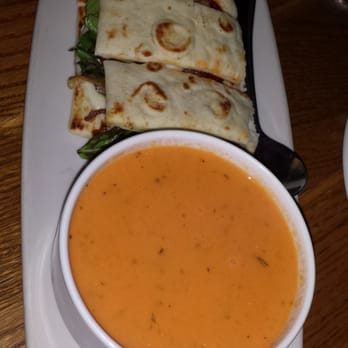 Fado Irish Pub - Red Pepper and provolone sandwich with tomato and basil soup - Irish Near Me - Chicago, Illinois