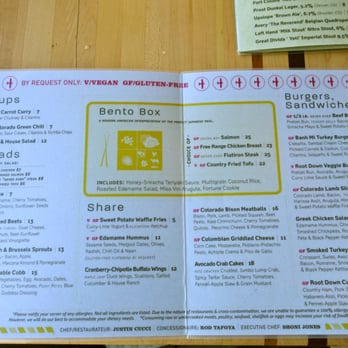 Root Down DIA - Full Food Menu - New American Near Me - Denver, Colorado
