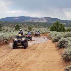 Grand Staircase ATV Tours - Summer puddles!