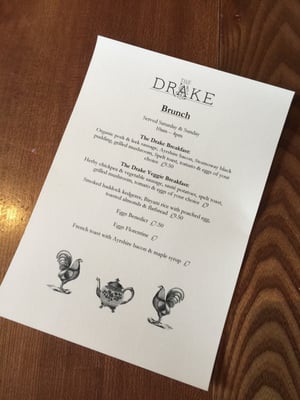 Menu photo 2 The Drake Glasgow, GLG