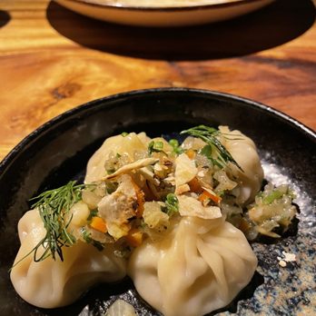 El Five - Matzo ball soup dumplings - Tapas/Small Plates Near Me - Denver, Colorado El Five - Matzo ball soup dumplings - Tapas/Small Plates Near Me - Denver, Colorado