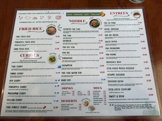Menu photo 4 Thai Curry Westminster, CO