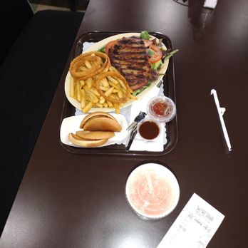 T Burgers - Rib-Eye Steak plate. Huge serving and great fast service. I appreciate their fast service and they are very nice here. - Burgers Near Me - Monrovia, California T Burgers - Rib-Eye Steak plate. Huge serving and great fast service. I appreciate their fast service and they are very nice here. - Burgers Near Me - Monrovia, California