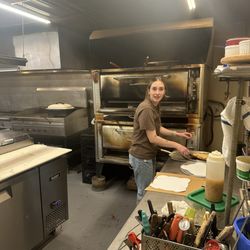 Zia's - Mally hard at work doing a great job