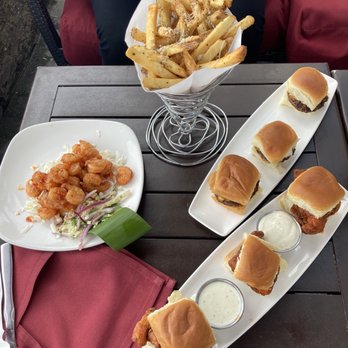 Mai Tai Bar - Firecracker shrimp, buffalo chicken sliders, angus sliders, Parmesan fries - Bars Near Me - Daytona Beach, Florida