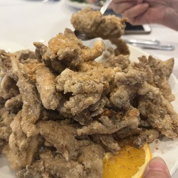 Sun Bo Kong Vegetarian Restaurant - Fried oyster mushrooms have a chicken type texture and we loved the breading too. Definitely our favorite. - Vegetarian Near Me - Vancouver, British Columbia
