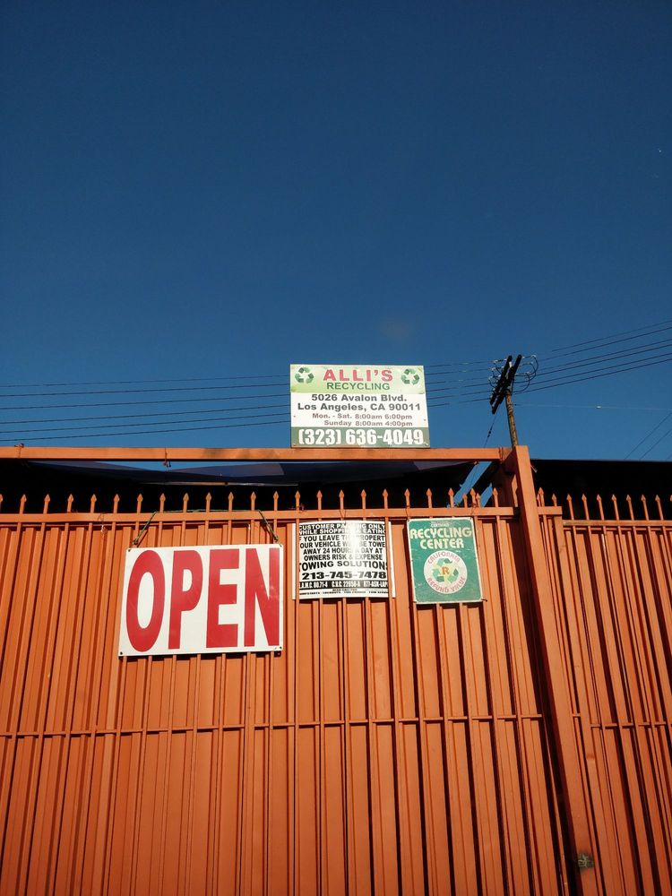 ALLIS RECYCLING 5026 Avalon Blvd, Los Angeles, California Recycling