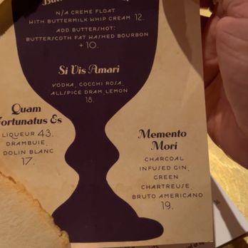 The Carlile Room - harry potter menu - New American Near Me - Seattle, Washington