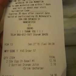 McDonald's - We paid all this money for a fake burger/steak meal that was not edible.
