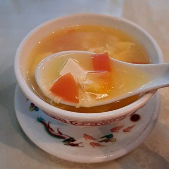 Wa-Me Chinese Restaurant - Egg Drop or Egg Flower Soup that comes with lunch special - Chinese Near Me - Orangevale, California Wa-Me Chinese Restaurant - Egg Drop or Egg Flower Soup that comes with lunch special - Chinese Near Me - Orangevale, California
