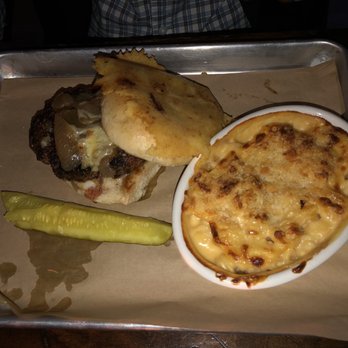 Falley Allen - French Onion Burger and Skillet Mac "N" Cheese - New American Near Me - Buffalo, New York Falley Allen - French Onion Burger and Skillet Mac "N" Cheese - New American Near Me - Buffalo, New York
