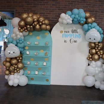 The Film Hub - First birthday cookie shelf and balloon arch - Shared Office Spaces Near Me - Vista, California The Film Hub - First birthday cookie shelf and balloon arch - Shared Office Spaces Near Me - Vista, California