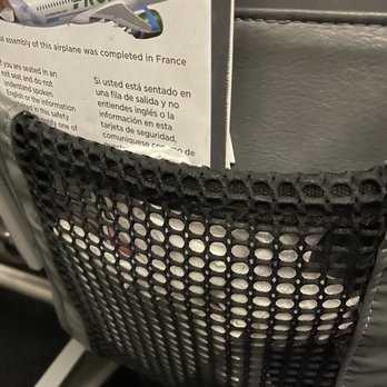 Frontier Airlines - napkin in cushion - Airlines Near Me - San Francisco, California Frontier Airlines - napkin in cushion - Airlines Near Me - San Francisco, California