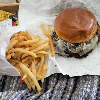 Guilty Grill - Burger with mushrooms - Burgers Near Me - Moncks Corner, South Carolina