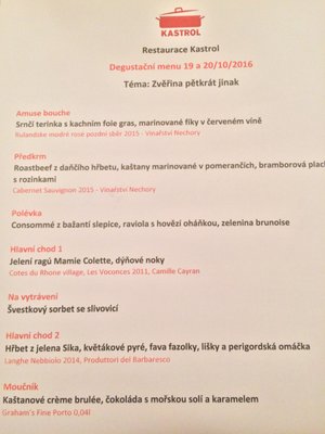 Menu photo 2 Kastrol Praha - 5, PR