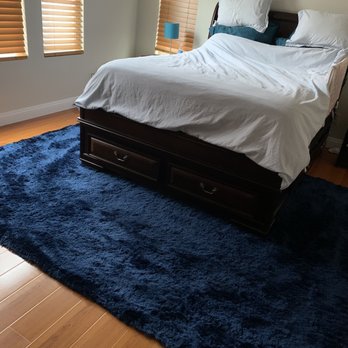 EcoFriendly Carpet & Upholstery Cleaning - Blue rug in our new home - Carpet Cleaning Near Me - Riverside, California