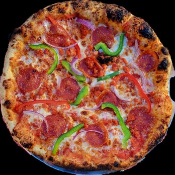 Pop's Mobile Brick Oven Pizza - pepperoni, onions, and peppers - Food Trucks Near Me Pop's Mobile Brick Oven Pizza - pepperoni, onions, and peppers - Food Trucks Near Me