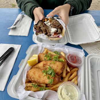 Tony’s Taverna On Wheels - Fish n chips & gyro wrap - Greek Near Me - Three Rivers, California Tony’s Taverna On Wheels - Fish n chips & gyro wrap - Greek Near Me - Three Rivers, California
