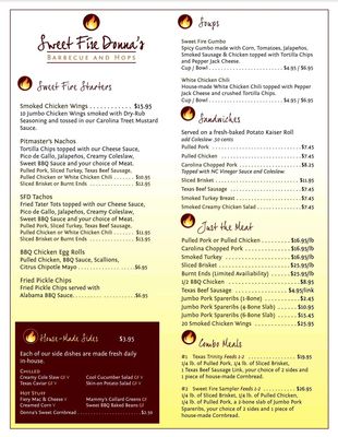 Menu photo 6 Sweet Fire Donna's Alexandria, VA Menu photo 6 Sweet Fire Donna's Alexandria, VA