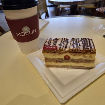 Moulin - Coffee with mille feuille - Cafes Near Me - Laguna Beach, California Moulin - Coffee with mille feuille - Cafes Near Me - Laguna Beach, California