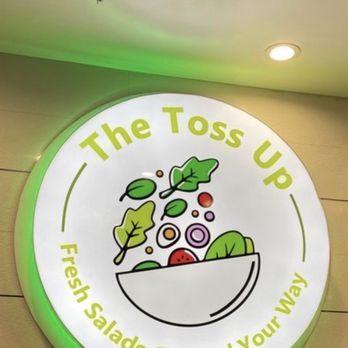 The Toss Up - Their logo on the wall - Salad Near Me - Gardena, California The Toss Up - Their logo on the wall - Salad Near Me - Gardena, California