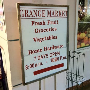 Grange Market - a sign for fresh fruits and vegetables - Convenience Stores Near Me - Toronto, Ontario Grange Market - a sign for fresh fruits and vegetables - Convenience Stores Near Me - Toronto, Ontario