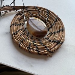 Nuui Cunni Native American Culture Center - Start of my basket!