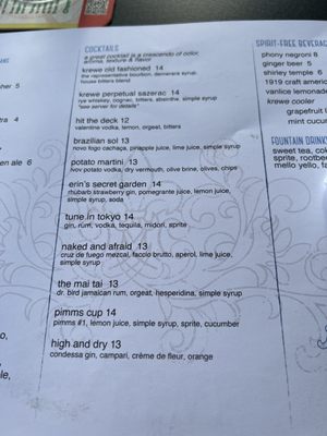 Menu photo 4 Krewe Restaurant Saint Joseph, MN