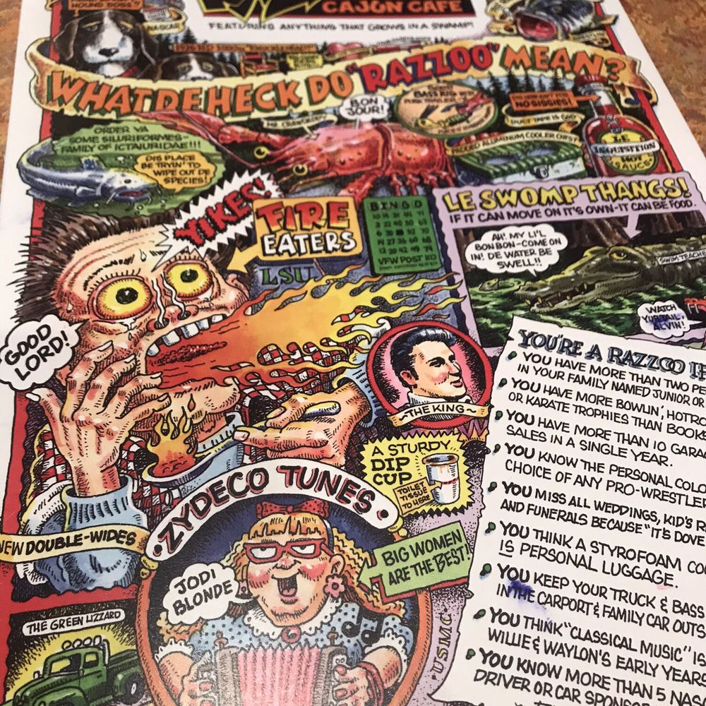Razzoo's Cajun Cafe - Menu - Cajun/Creole Near Me - Irving, Texas Razzoo's Cajun Cafe - Menu - Cajun/Creole Near Me - Irving, Texas