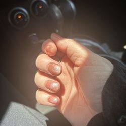 Honey Nail Salon - Cat Eye nail design