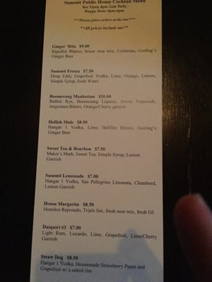 Menu photo 4 Summit Public House Seattle, WA Menu photo 4 Summit Public House Seattle, WA