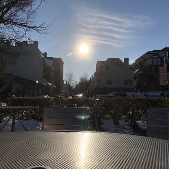 Princeton Public Library - View from the outdoor tables, enjoying a relaxing Sunday afternoon, plus it's near the library! (3/11/2018) - Libraries Near Me - Princeton, New Jersey
