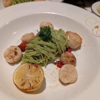 Disney Cruise Line - Scallops and pasta - Tours Near Me - Galveston, Texas