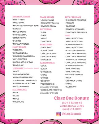 Class One Donuts by null