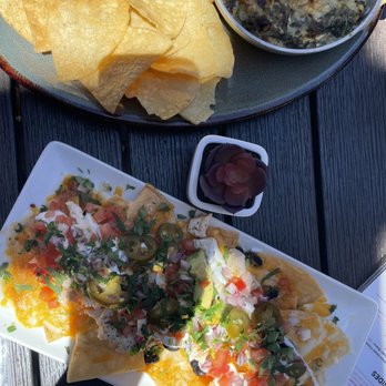 Eureka! - Nachos and Artichoke Dip - American Near Me - Cupertino, California Eureka! - Nachos and Artichoke Dip - American Near Me - Cupertino, California