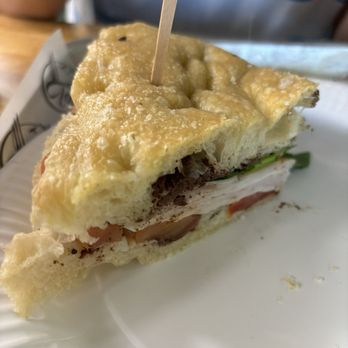 Tosca Italian Gourmet - Turkey sandwich with olive tapenade - Italian Near Me - Cypress, Texas Tosca Italian Gourmet - Turkey sandwich with olive tapenade - Italian Near Me - Cypress, Texas