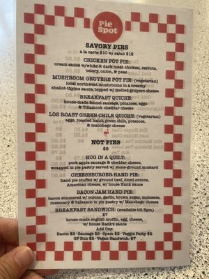 Menu photo 1 The Pie Spot Portland, OR Menu photo 1 The Pie Spot Portland, OR
