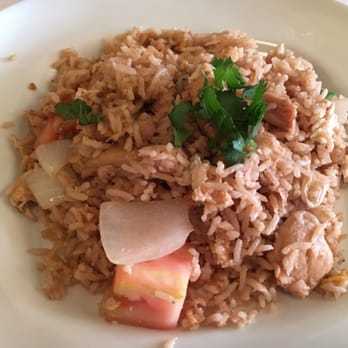 Thai Bistro - Chicken Fried Rice. Dinky for the price I thought. - Thai Near Me - Houston, Texas